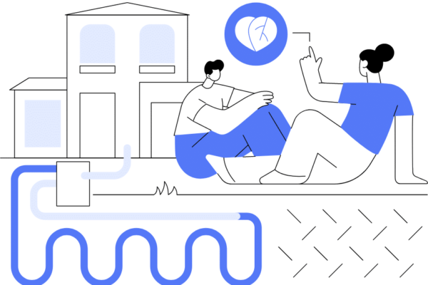 Geothermal heat pumps rely the consistent temperature beneath the Earth's surface. It doesn’t matter how cold it is outside.